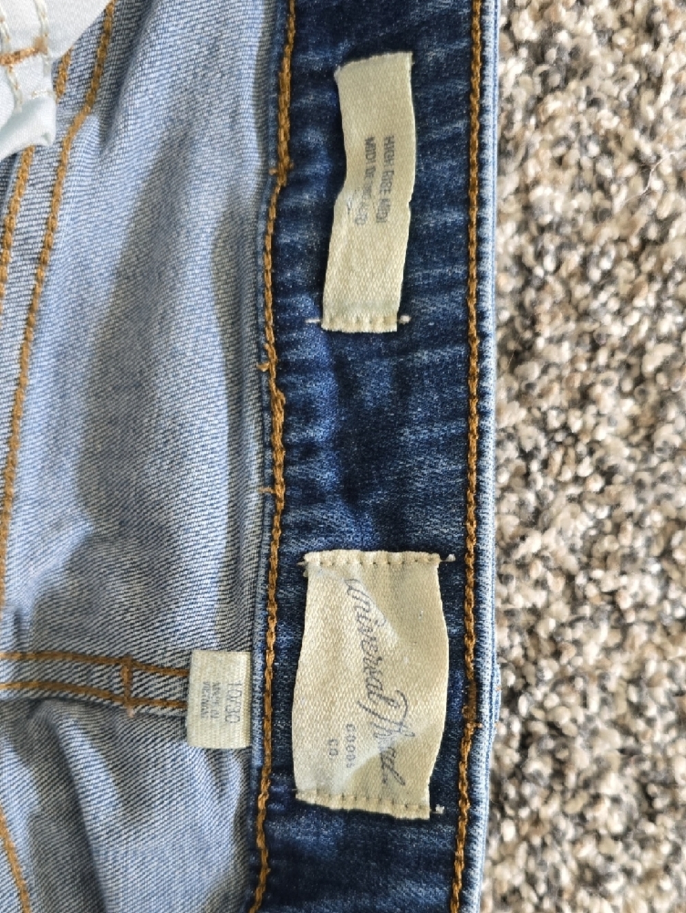 Universal Thread Distressed High Rise Midi - Picture 2 of 4